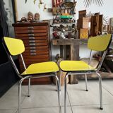Pair of vintage Formica chairs