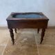 Mahogany bidet Napoleon III with zinc interior