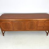 Unique vintage teak sideboard from the 1960s, produced by Nathan.