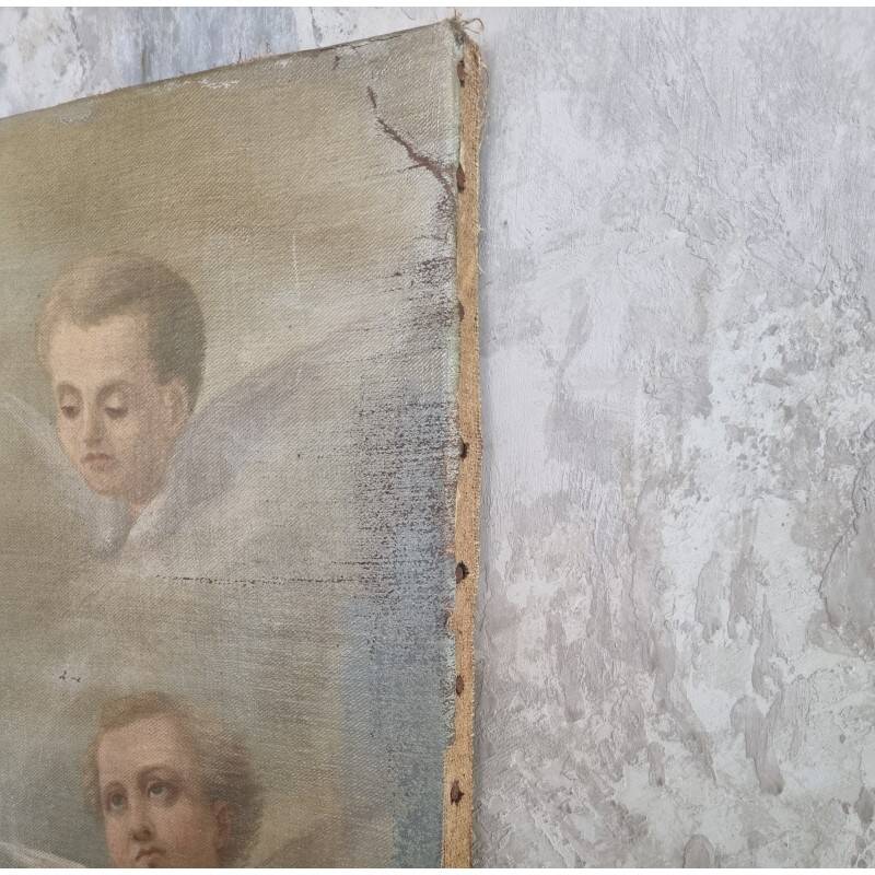 Large painting of the Virgin Mary