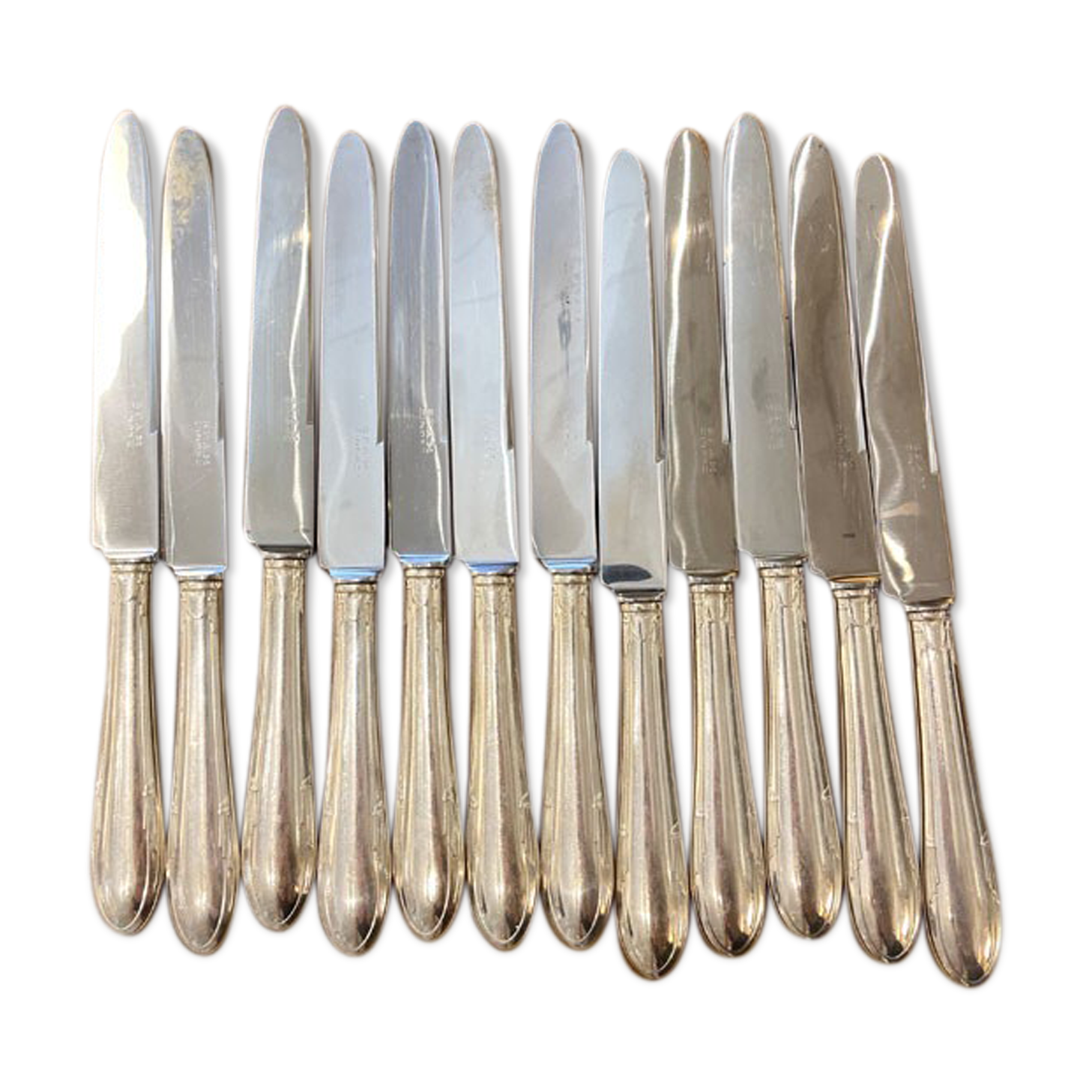 Series of 12 Art Deco knives