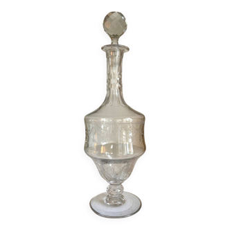 Saint Louis crystal carafe, "Anvers" model, early 20th century