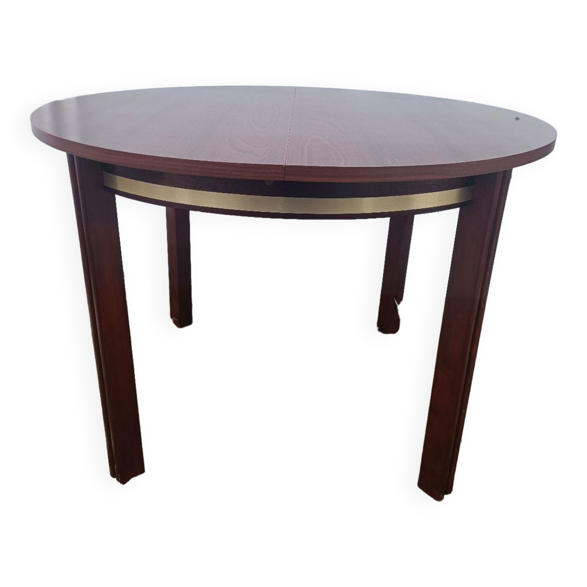 Table Ronde IKEA Ingagtorp Avec Rallonge – Blanc, Bois, 104/110cm, Entièrement Assemblée
