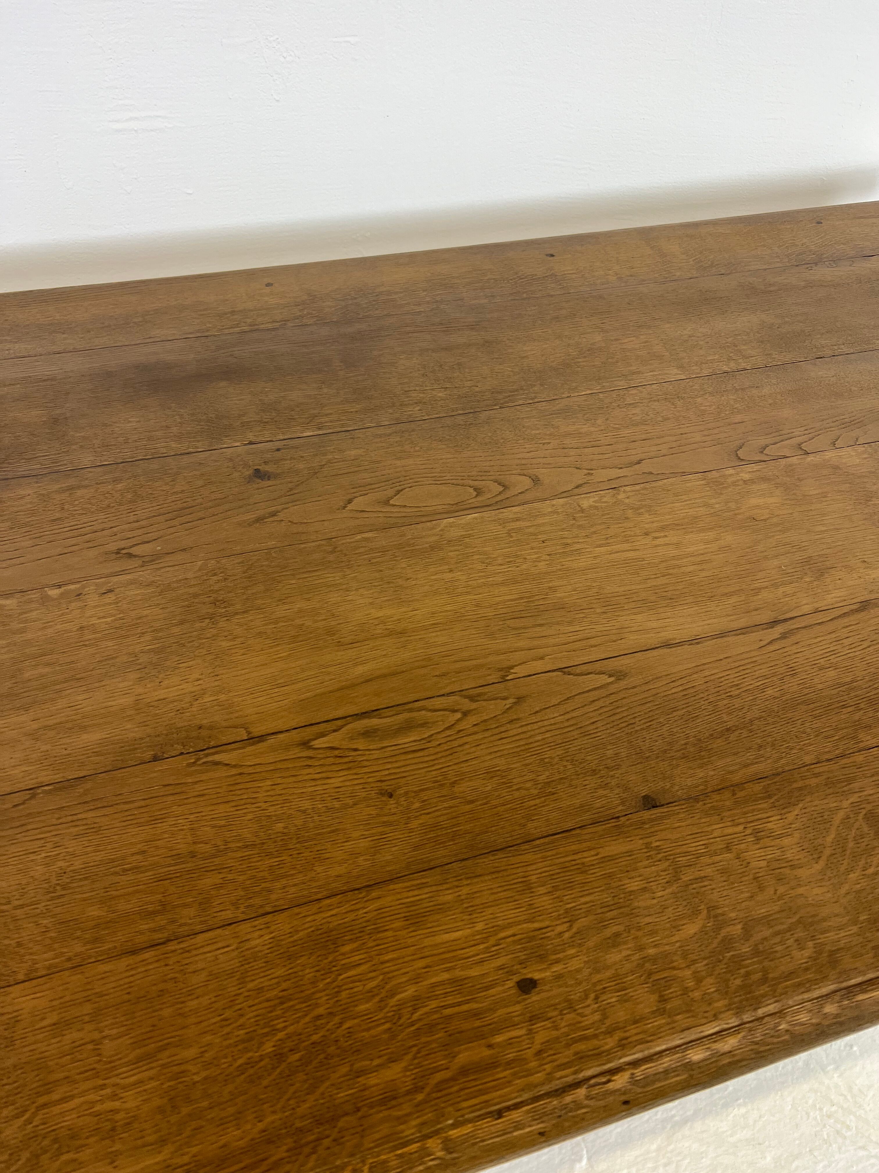 Old oak farmhouse table