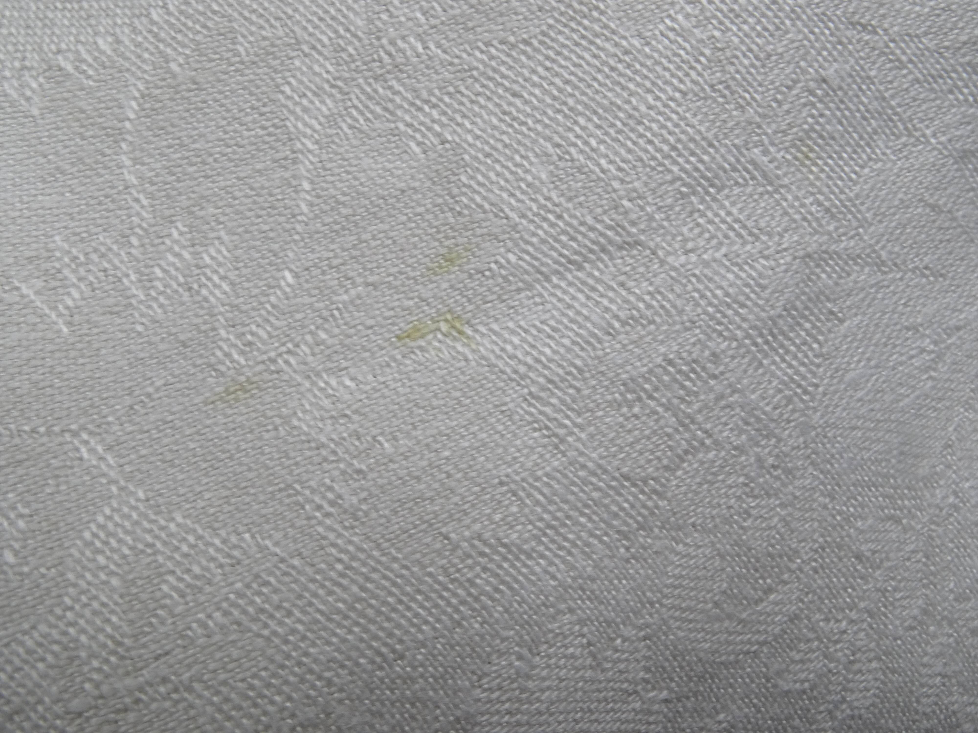 Set of 17 old damasked towels and monogram ac