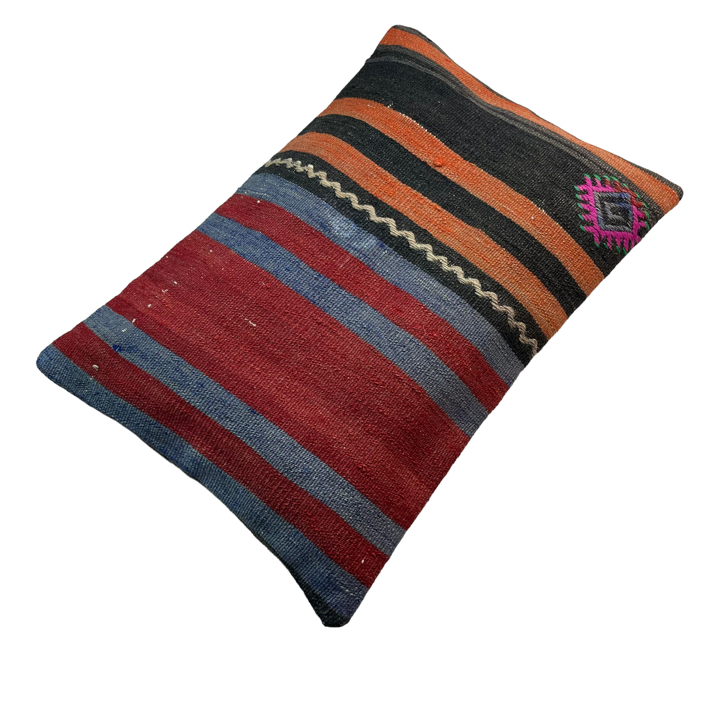 Vintage turkish handmade cushion cover , 30 x 50 cm