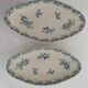 Pair of Gien opaque porcelain ravines, April model