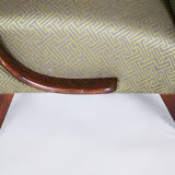 Pair of green Jindrich Halabala armchairs for Up Závody - 1930s Czechia
