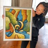 Two mid-20th century paintings by B. Long