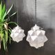 Paire de suspensions art déco en verre