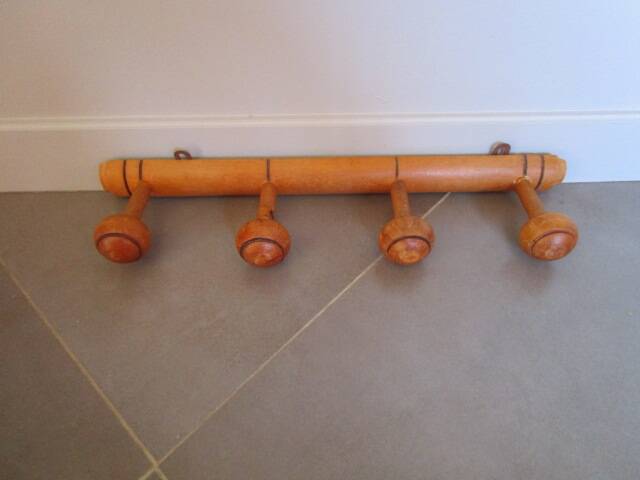 Porte-manteau ancien en bois