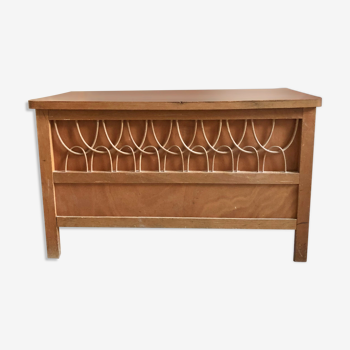 Wooden toy chest