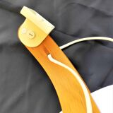 Scandinavian adjustable wall lamp from the 1960s/1970s in wood