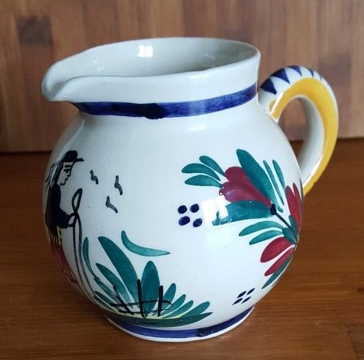 Creamer old milk pot HB Quimper