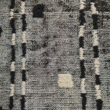 3x9 handmade pom pom vintage runner rug 285x73cm