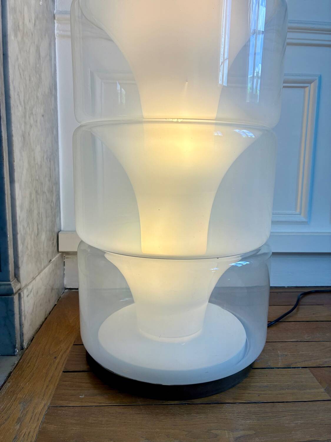 LT316 Sfumato floor lamp by Carlo NASON for Mazzega, 1969.