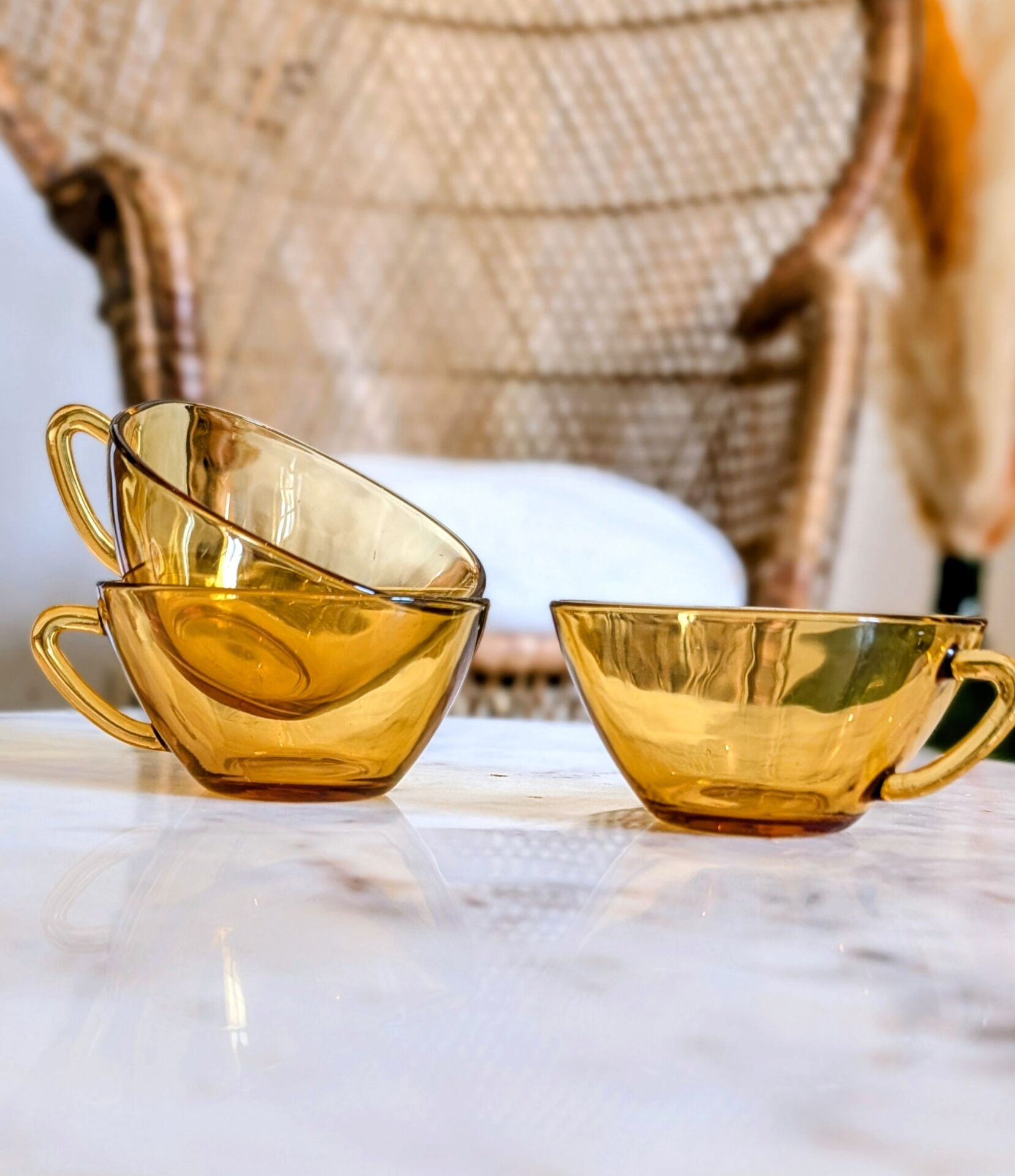 Set of 3 Véréco coffee cups