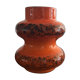 Scandinavian vase from the 60s in glazed ceramic