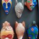 Set of African masks