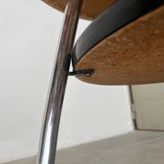 Mid-century German tubular steel table by Mauser Werke Waldeck.