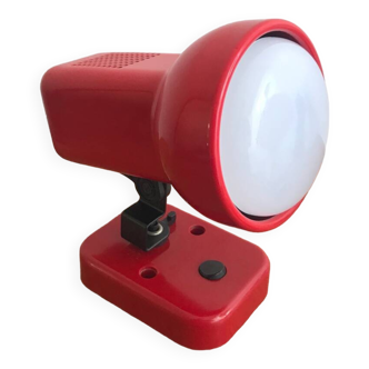 Applique/spot design année 80 rouge orientable