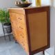 Commode vintage pieds compas