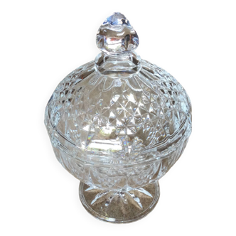 Sucrier/bonbonnière cristal d’arques