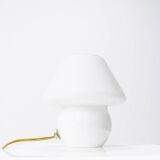 Set of 2 Mushroom Table Lamps by Venini for Mazzega, Italy, 1960s