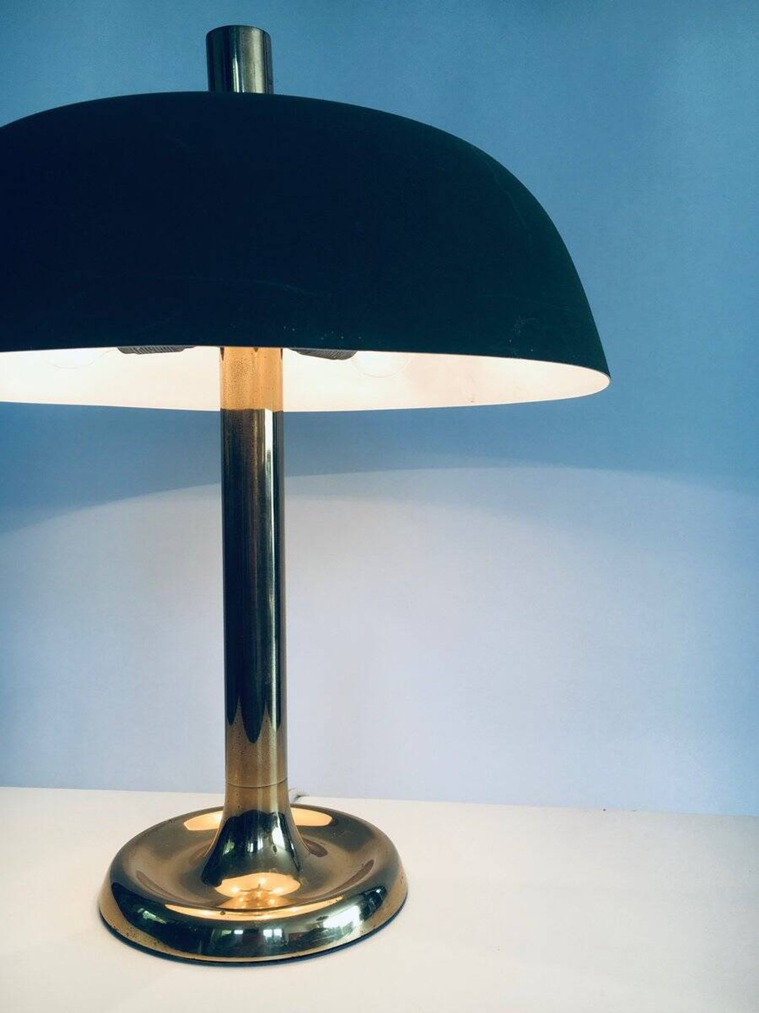 Midcentury Modern Mushroom Table Lamp by Egon Hillebrand, 1970s