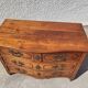 Transition louis xv louis xvi chest of drawers in cherry wood 4 drawers from the 18th century