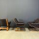Elsa & Nordahl Solheim Kengu armchairs, set of 3 - 1960s