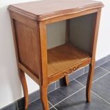 Vintage wooden bedside table