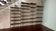 Unusual shelf, aluminium and wood