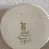 Hand-painted Sarreguemines pot