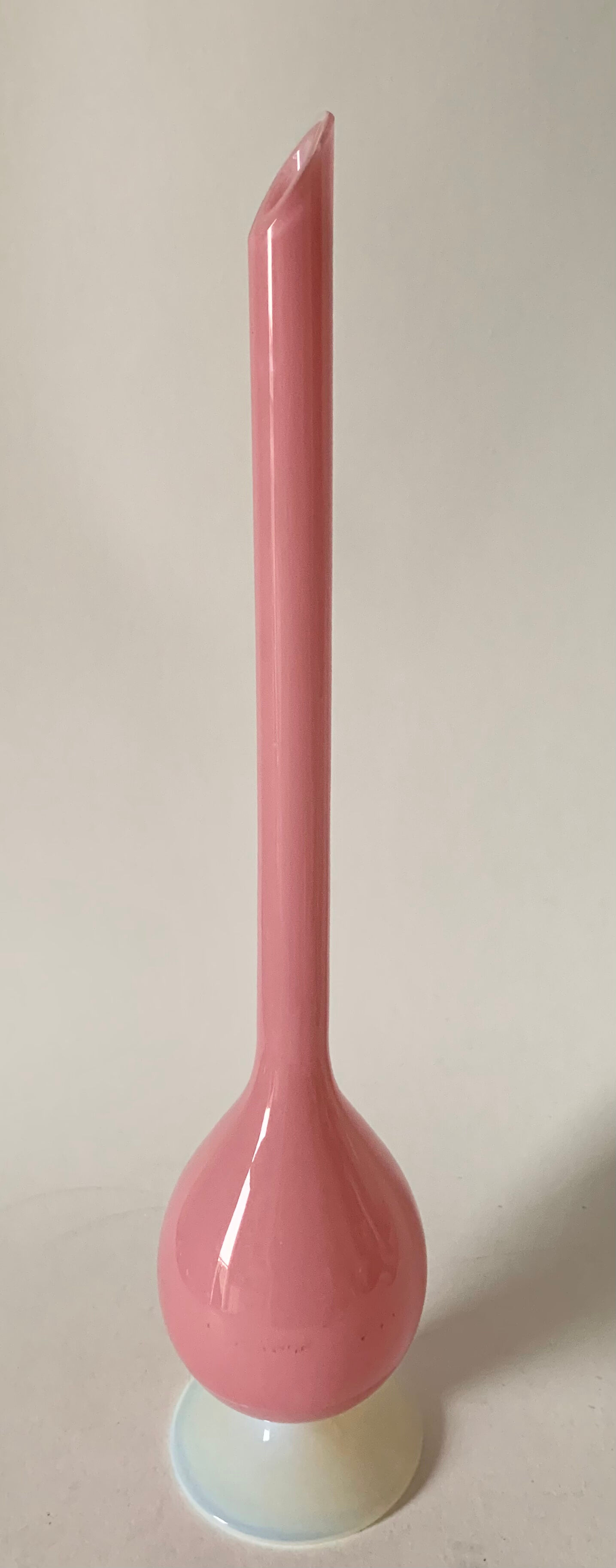 Pink opaline vase