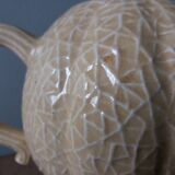 Teapot coffee maker pitcher melon in slippery water