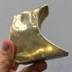 Pair of bronze candle holders by Monique Gerber