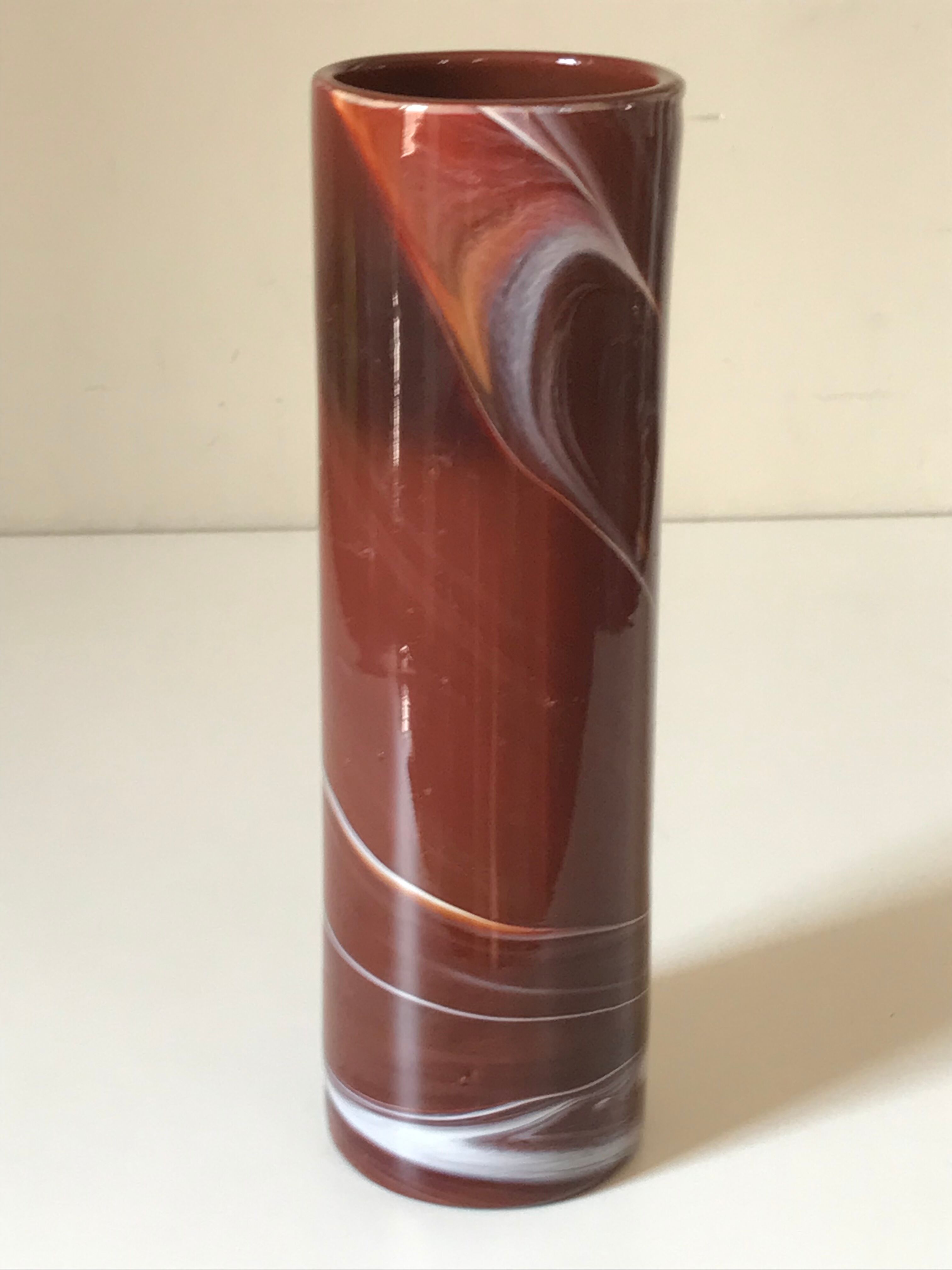 Vase pâté de verre maure veil design years 70