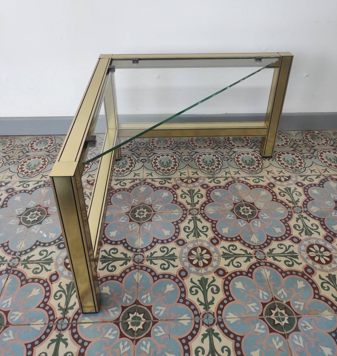 Coffee table, corner side table, 1980.