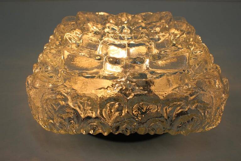 Midcentury Design Wall or Ceiling Lamp, Flush Mount, 1970s