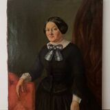 Portrait d'une femme du 19ème siècle, encadré