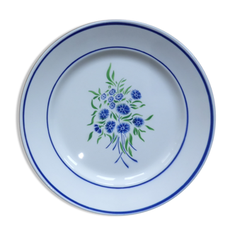 Plat de service rond en porcelaine de Badonviller modèle Francine 200873