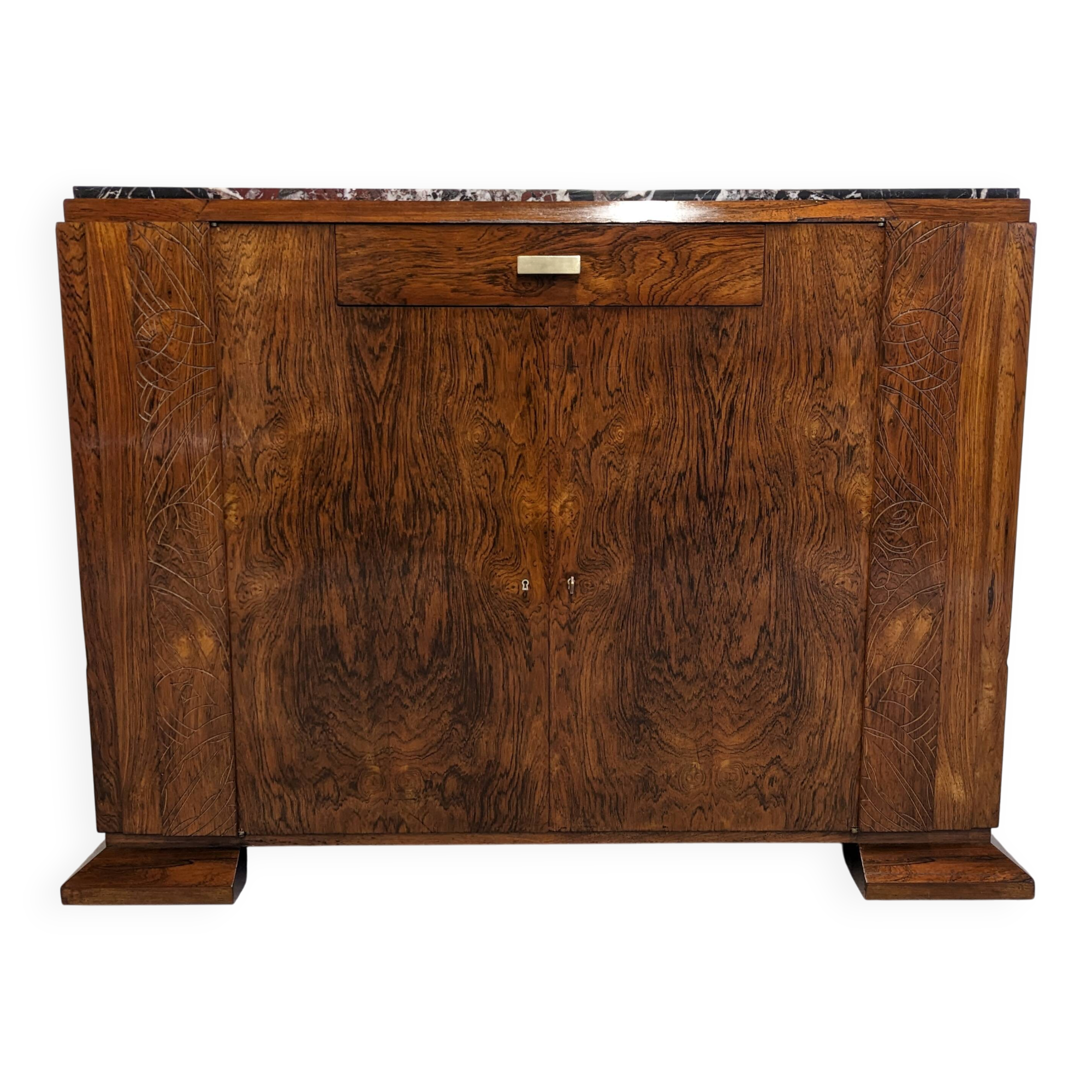 Buffet Art déco en palissandre, France vers 1920