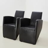 Philippe Starck Pair of J. Lang Armchairs for Driade Aleph 1987