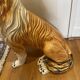 Collie dog sculpture