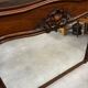 Antique grand trumeau fireplace mirror