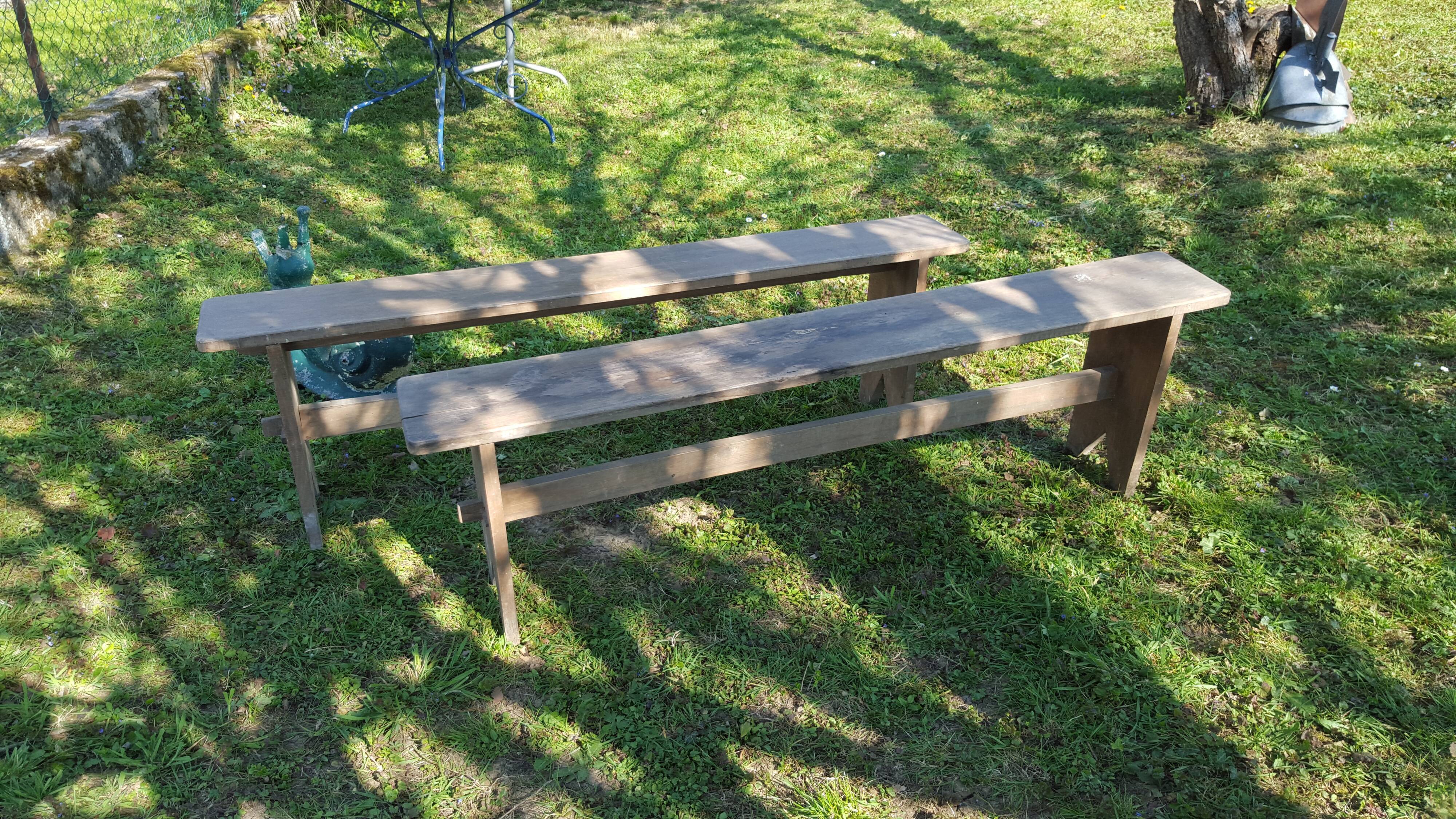 Pair of old benches