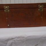 Vintage leather suitcase