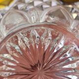 Amber and transparent crystal box Val Saint-Lambert Art Deco