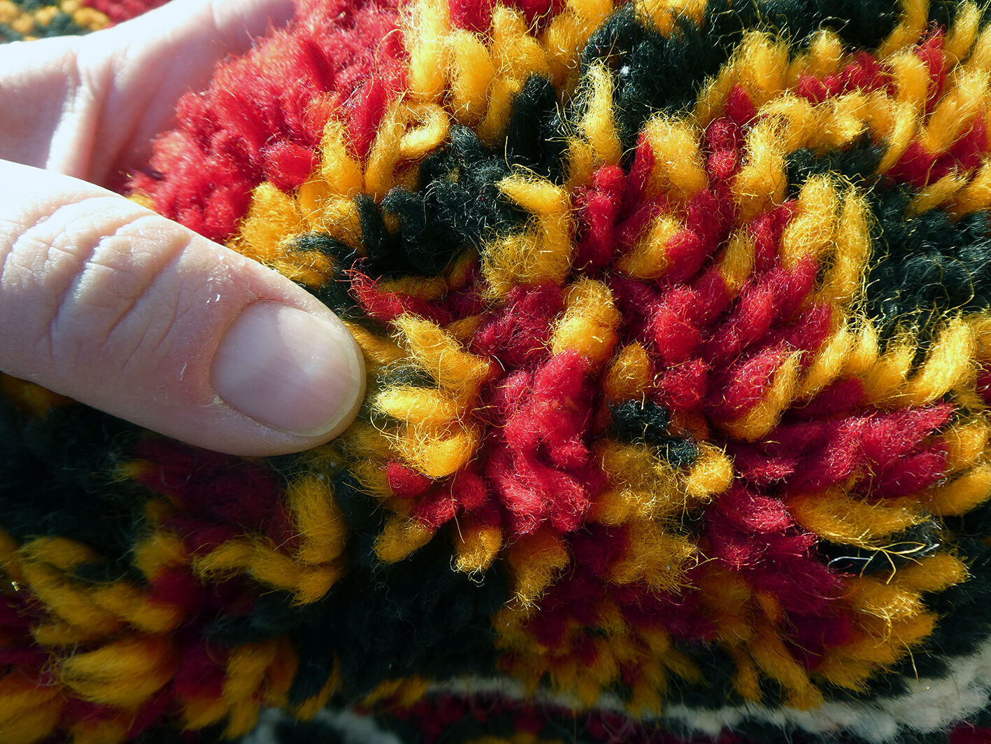 Vintage Moroccan Berber carpet Boujaad by Khenifra XXL 352x174 cm